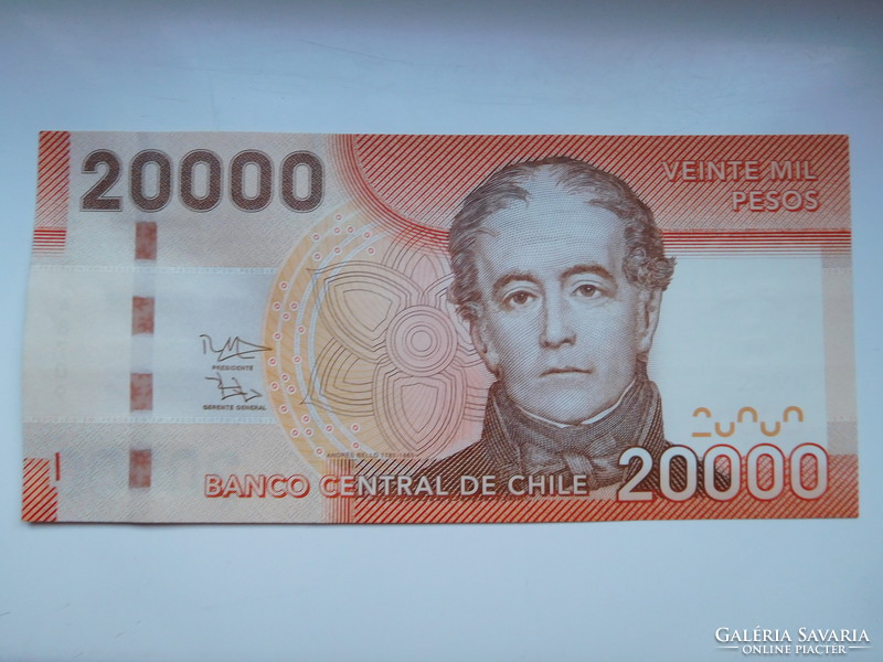 Chile 20,000 pesos 2013 ounces the biggest denomination!