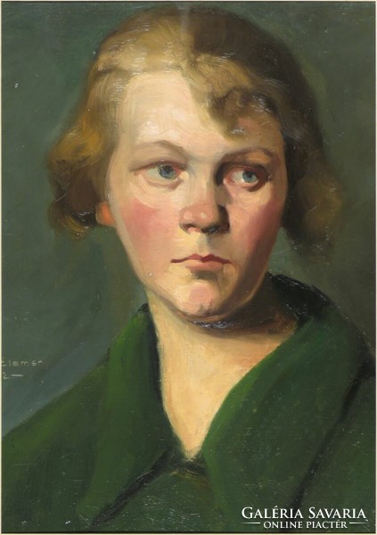 Kézdi kovács element: female portrait 1922