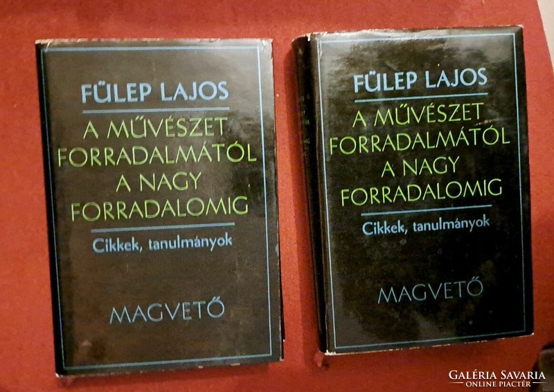 Fülep lajos: from the revolution of art to the great revolution i-ii.