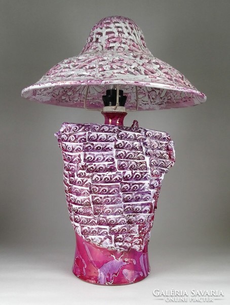 1K605 industrial pink ceramic lamp 55 cm