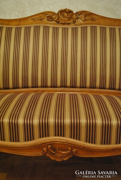 3-piece rococo lounge sofa set