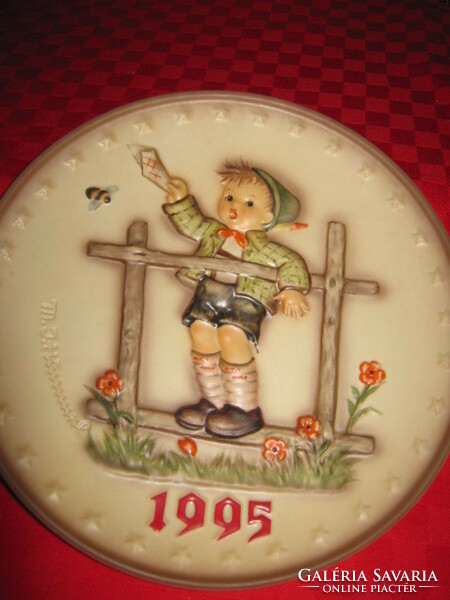 Hummel goebel, 1995, the last edition of the series, embossed plate