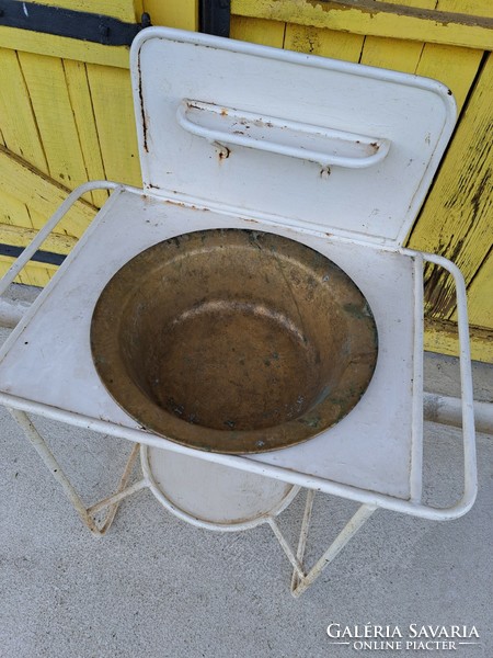 Cube basin holder set wash stand copper basin with basin nostalgia peasant village decoration