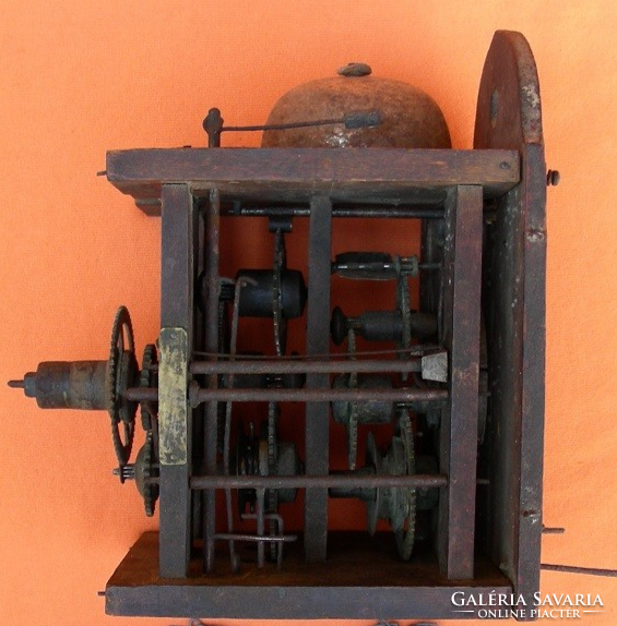 Antique wooden shaft Black Forest stove