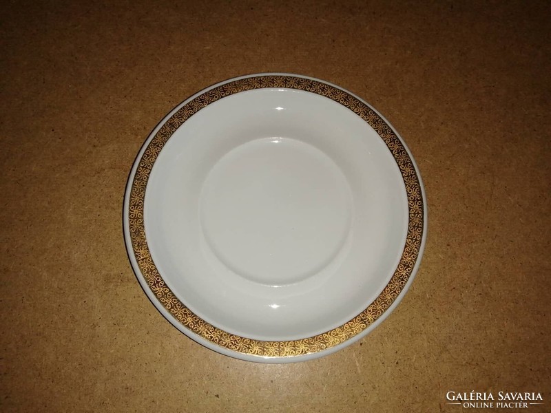 Alföldi porcelain gold pattern small plate dia. 16.8 cm (2p)
