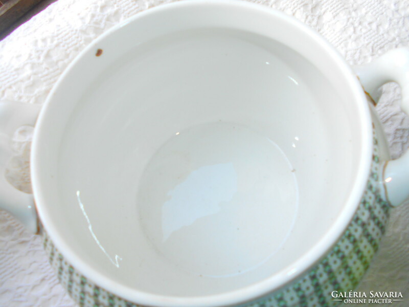 Antique coma bowl mz. -Thick, heavy porcelain