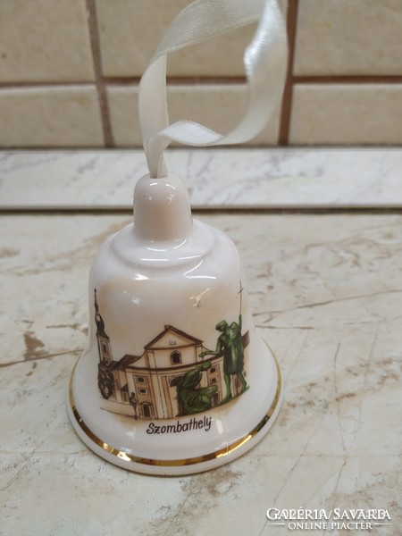 Christmas decoration, ceramic bell for sale!