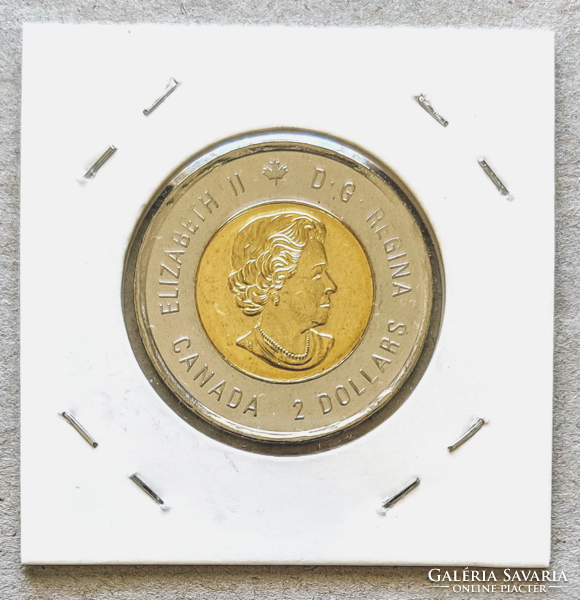 Canada $ 2 2018 ounce colored memorial issue
