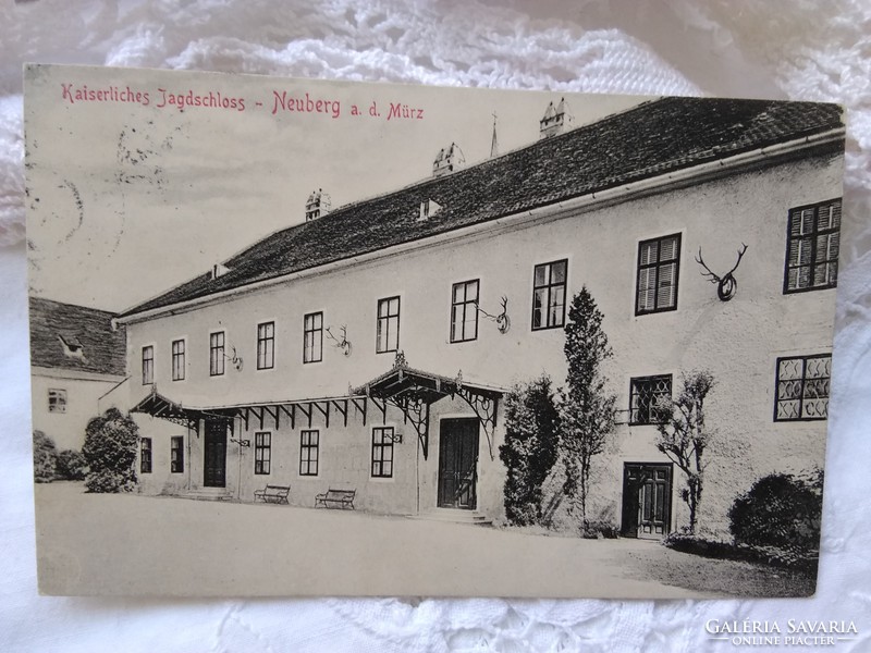 Antik osztrák képeslap/üdvözlőlap Stájerország, Császári Vadászház/Kaiserliches Jagdschloss 1907