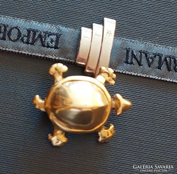 Vintage mma metropolitan museum of art brass turtle brooch, pin