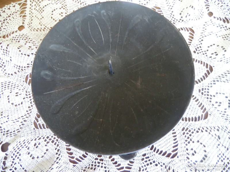 Candle holder made of 4 pieces of iron, 12-14 cm
