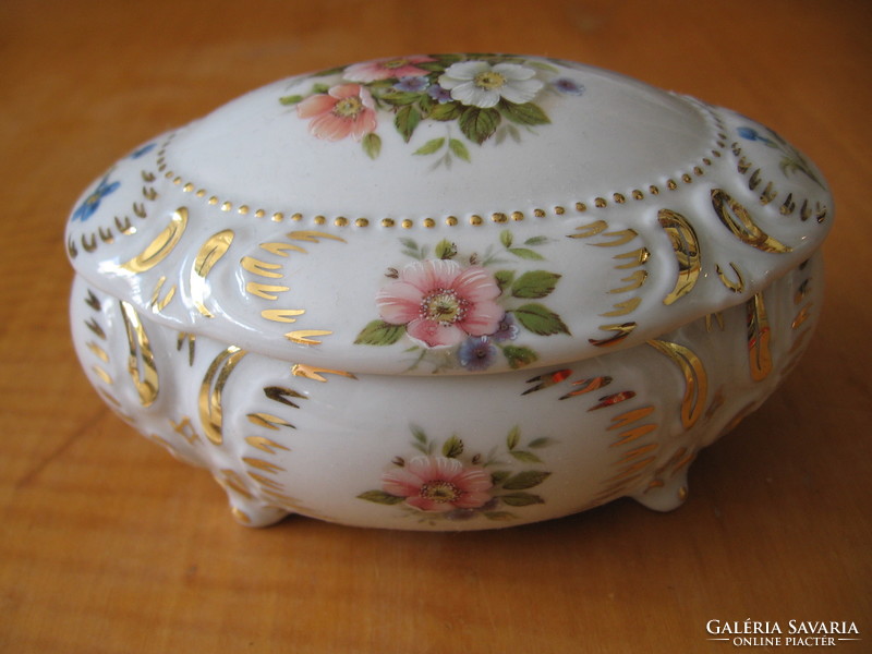 Rare stadtilmer porcelain germany pan bonbonier