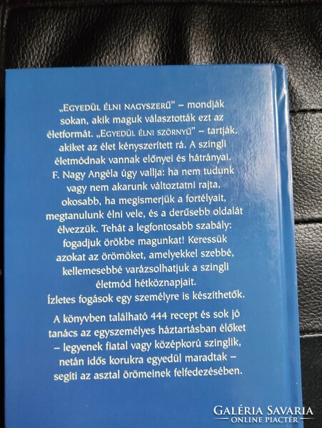 F.Nagy Angéla -Szinglik szakácskönyve-Receptek.