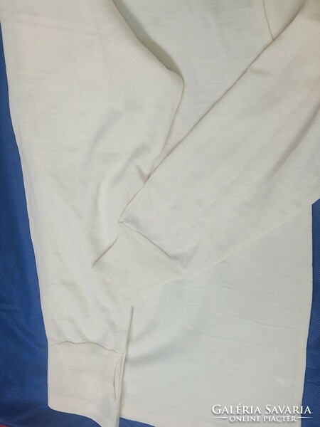 Woolmark wool long-horn ski underwear, thermal underwear (size 36), long-sleeved polo