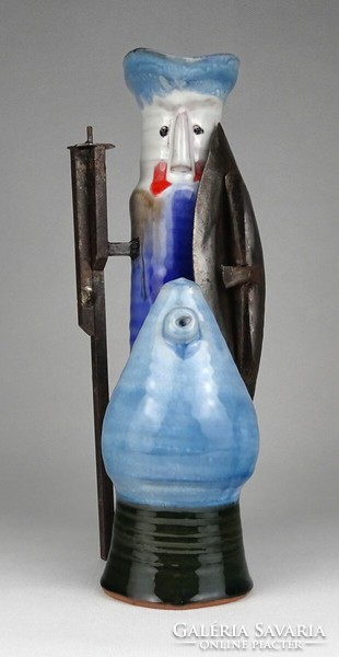 1G260 Virgin Mary: with rhinestone candle holder 25 cm