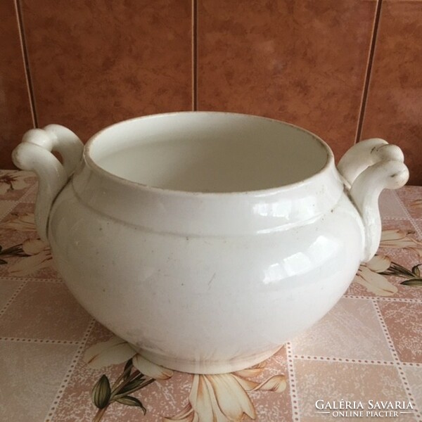70-90 years old granite soup bowl - also for kaspo