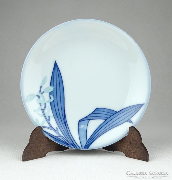 1B152 Antik jelzett japán porcelán tányér 12 cm 1800-as évek.
