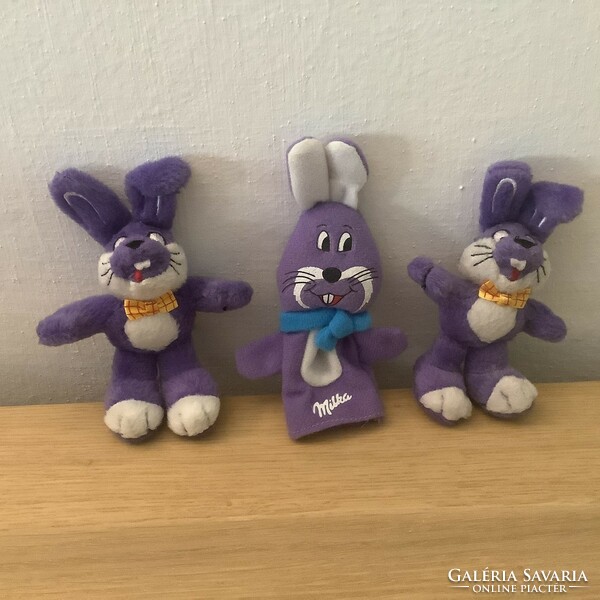 Milka nyuszik plüss