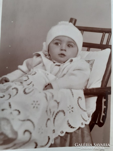 Régi gyerekfotó 1933 baba fénykép