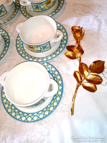 Villeroy&boch porcelain soup cup set