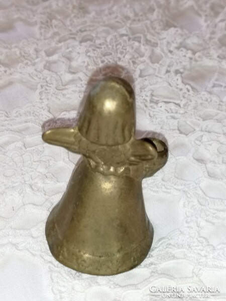 Copper, vintage candle holder angel 12.