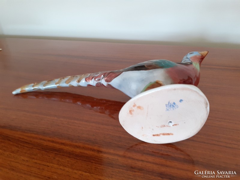 Régi Bodrogkeresztúri kerámia nagy fácán madár 32 cm
