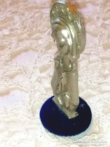 Italian Madonna metal statue