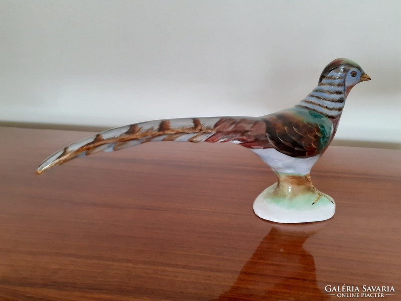 Old Bodrogkeresztúr ceramic big pheasant bird 32 cm