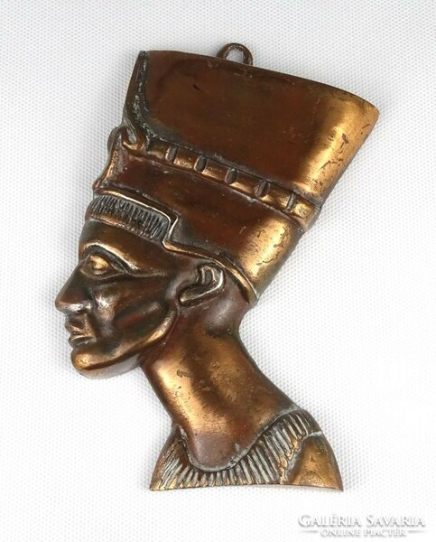 1K826 Egyiptomi fáraó fej dísztárgy 16.5 cm