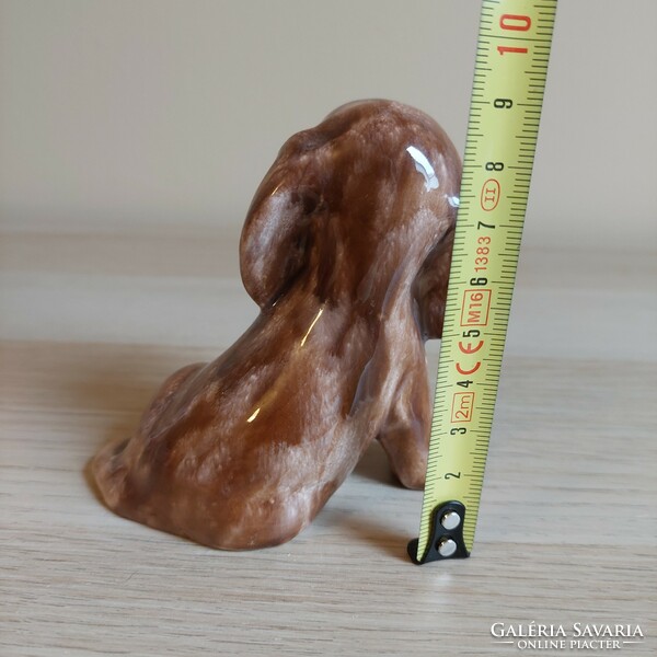 Ceramic dog figure
