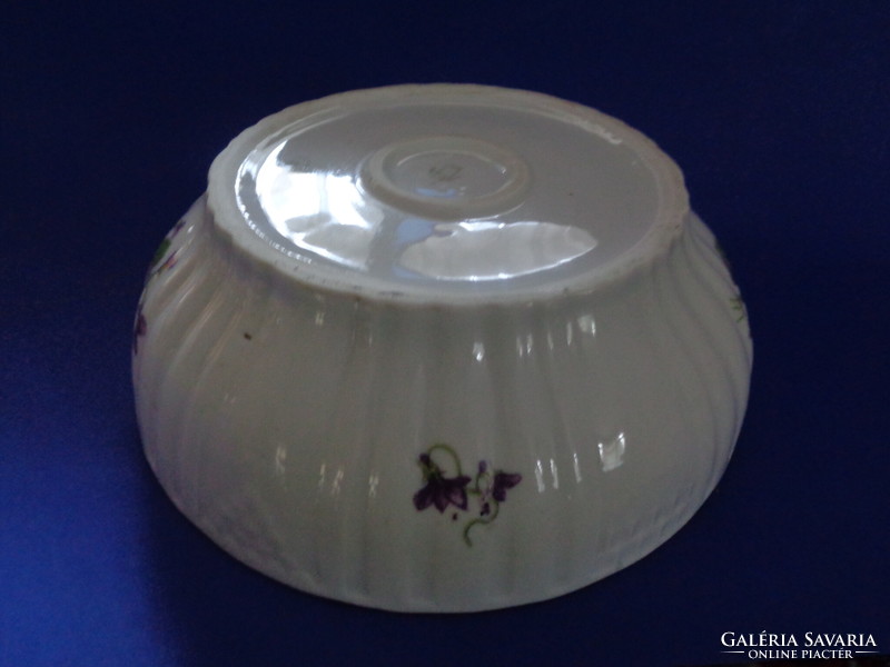 Old Zsolnay violet bowl