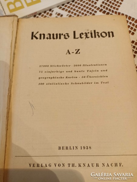 Knaurs lexicon 1938