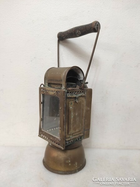Antique railway bakter carbide lamp copper 906 6029