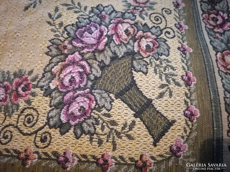 Old woven bedspread