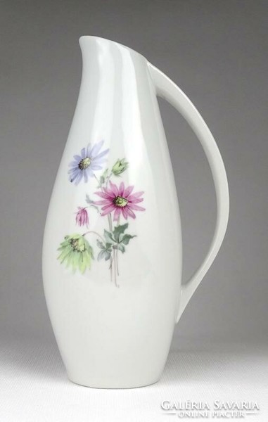 1K846 Hólloház porcelain vase with handles 21 cm
