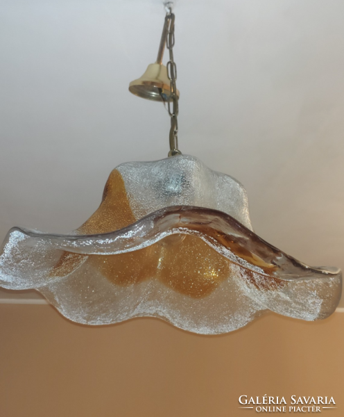 Mazzega handmade Murano glass chandelier