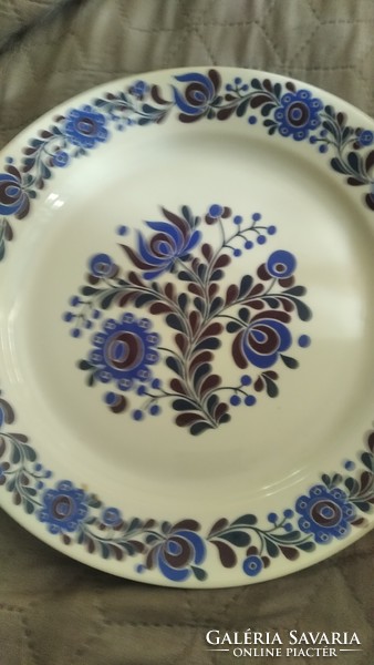 Alföldi nosztalgia motívumok kék tányér