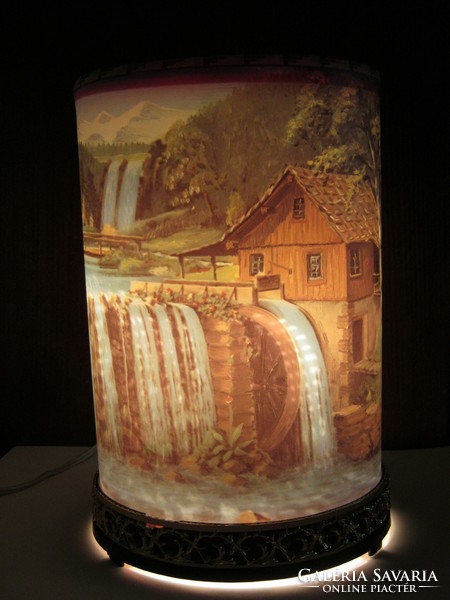 Retro German fantaplastic cozy waterfall lamp