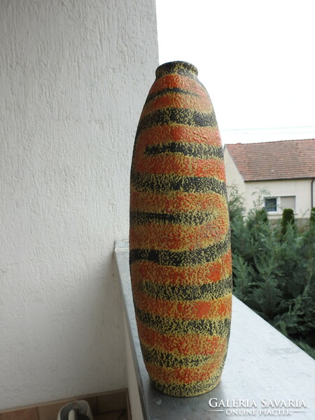 Pesthidegkút cizmadia margit floor vase - ceramic floor vase
