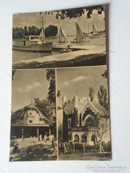 D191159  Régi képeslap - Balatonföldvár 1958