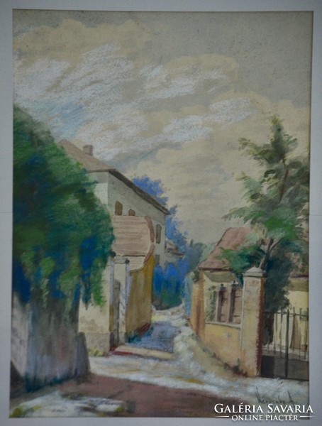 Neogrády Antal (1861-1942): Városi utcakép