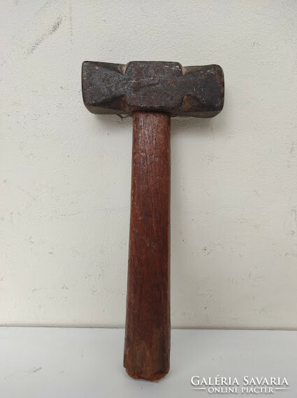 Antique miner's tool hammer wrought iron mine digging tool 972 6092