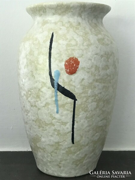 Retro kerámia váza a Scheurich cégtől, 60-as évek
