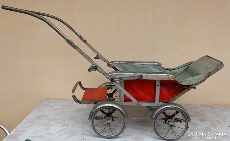 Old toy stroller children's toy