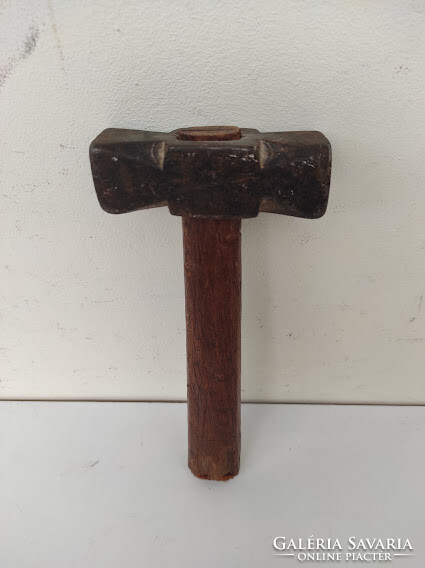 Antique miner's tool hammer wrought iron mine digging tool 972 6092