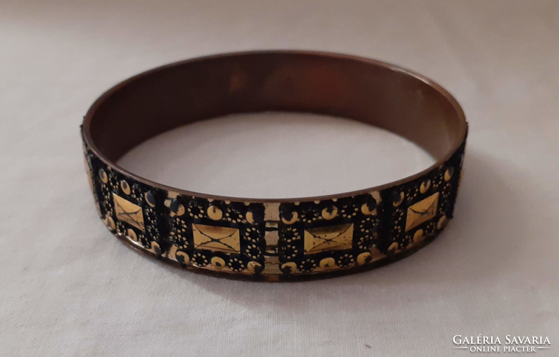 Old sophisticated copper bracelet bangle
