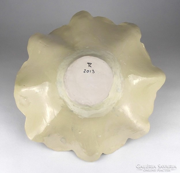 1K912 marked weaver ceramic table center serving bowl 29.5 Cm
