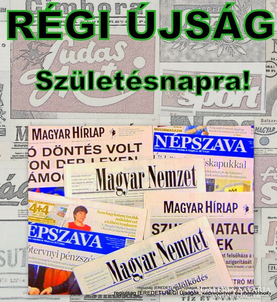 2001 October 31 / Hungarian nation / for birthday!? Original newspaper! No.: 23595