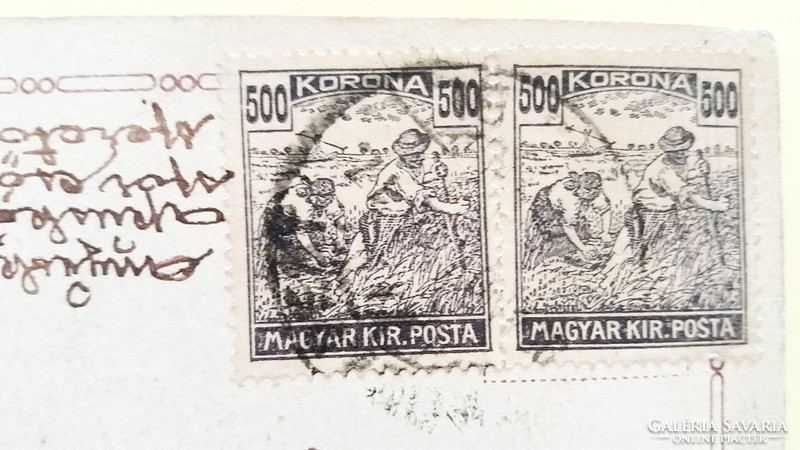 Régi képeslap 1920 körül szerelmespár T. Corbella levelezőlap