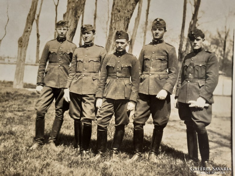 Régi katona fotó 1928 fénykép csoportkép